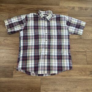Vintage Basic Editions Plaid Pocket Shirt
